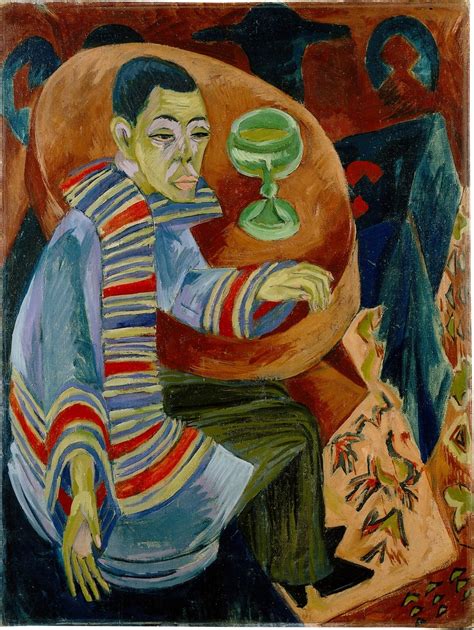 Ernst Ludwig Kirchner Der Trinker Selbstbildnis  1185×1577
