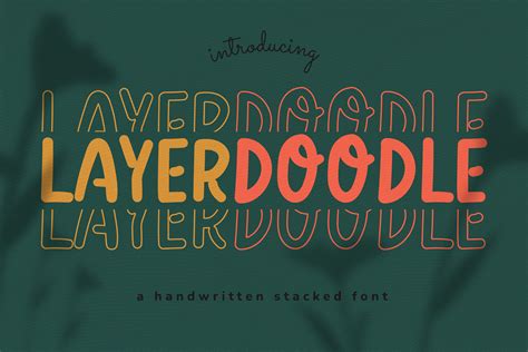 Layerdoodle Font By Wadlen Creative Fabrica