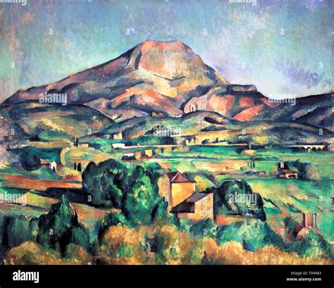 Paul Cézanne Mont Sainte Victoire Seen From Bellevue Artists