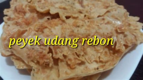 Keripik bayam atau peyek bayam adalah makanan sederhana yang. RESEP PEYEK UDANG REBON RENYAK KRIUK KRIUK - YouTube