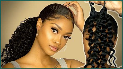By kenneth | click here to learn how to go natural and grow long hair in less than 30 days. LIFE CHANGING! Sleek Ponytail with Extensions Hack on Type ...