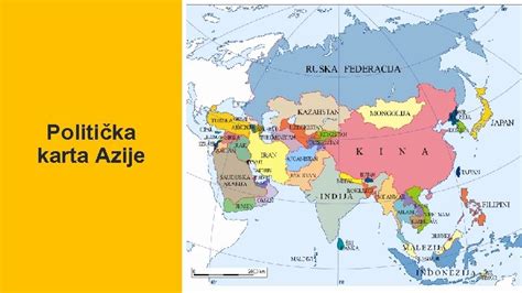 Geografska Karta Azije