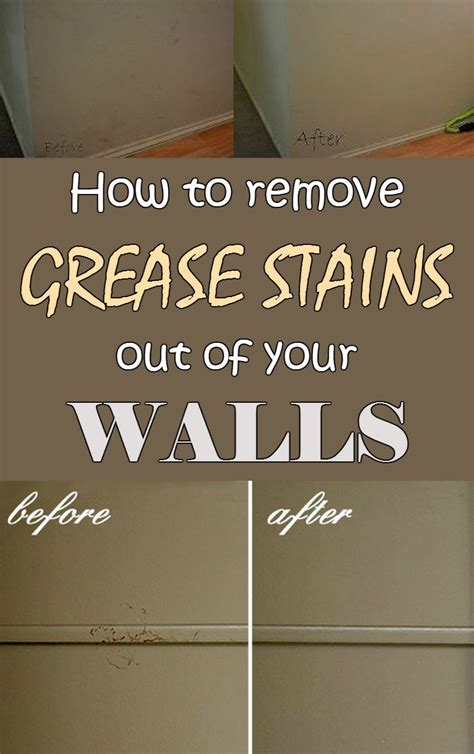 Therefore, because our kitchens are the rooms in the house that we used more vinegar has more uses than drizzling over the french beans or pickling vegetables. How to remove grease stains out of your walls - Cleaning ...