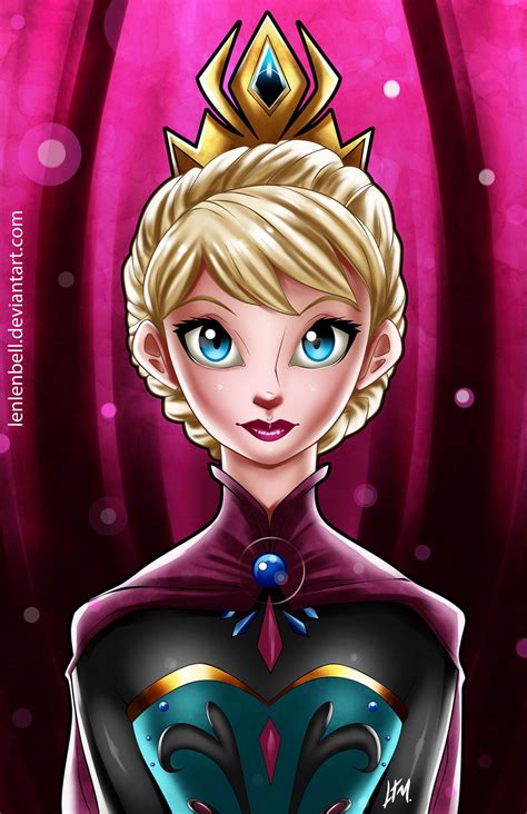 Queen Elsa By Lenlenbell On Deviantart