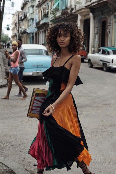 Travel In Style Cuba Fashion Caribbean Fashion Cuban Dress