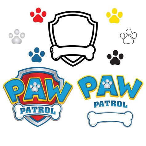 Paw Patrol Svg Paw Patrol Logo Clip Art In Digital Format Etsy