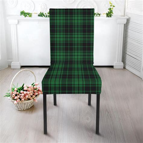 Green Tartan Plaid Pattern Dining Chair Slipcover Jtamigocom