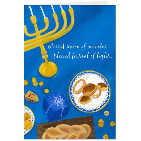 Blessed And Wonderful Hanukkah Card Greeting Cards Hallmark