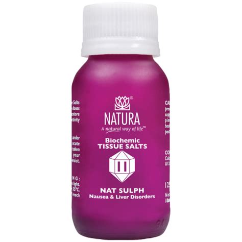 Natura Biochemic Tissue Salts Nat Sulph 125 Tablets Clicks