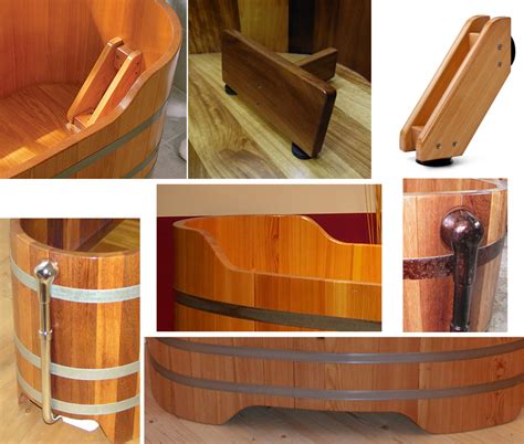 Vasca da bagno vintage in legno abete al grezzo cm 180x98 h 64 bellissima. Vasca da bagno in legno larice