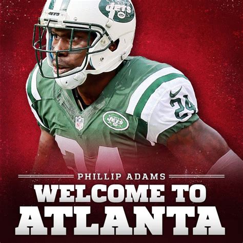 Phillip adams during his time with the atlanta falcons. CB Phillip Adams Joins Falcons | Falcons, Atlanta falcons, Football s