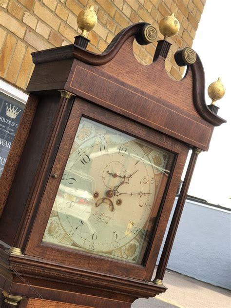 Antiques Atlas Georgian Oak Grandfather Clock J Harding