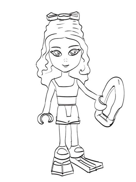 Kleurplaten en zo kleurplaten van lego friends. Kleurplaat Mia (Lego friends) | Leukekleurplaten.nl