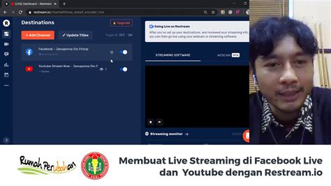 Deutsche staatsbürger in verschiedenen ländern europas können jederzeit. RESTREAM IO #2 Membuat Live Streaming di FB dan Youtube ...