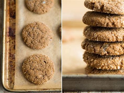 Chewy Molasses Spelt Cookies With Candied Ginger Oh She Glows