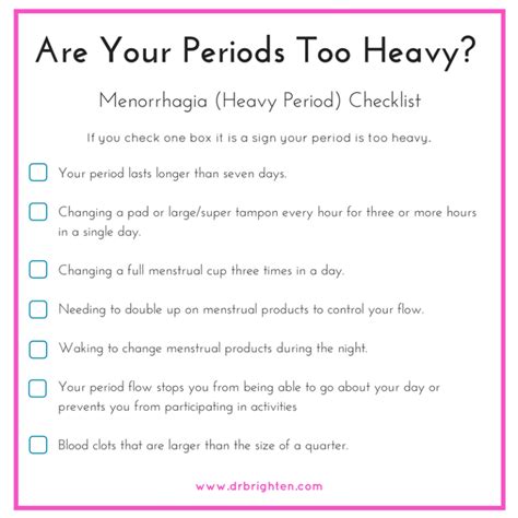 Is Your Anemia Due To Menorrhagia Heavy Menstrual Bleeding Dr