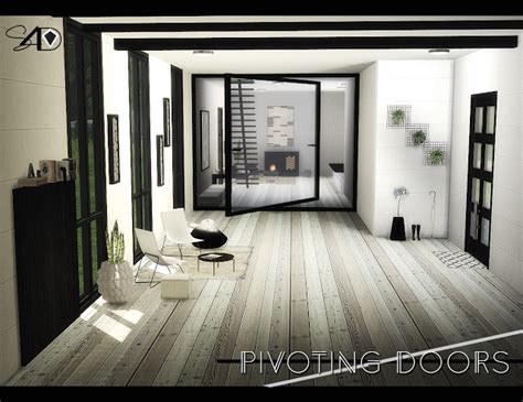 The Best Pivoting Doors New Mesh By Daer0n Sims Haus The Sims