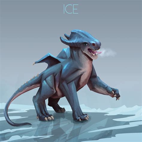 Artstation Baby Ice Dragon