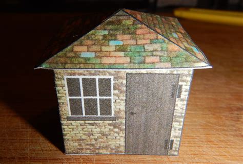 Build Your Own Free Printable Back Yard Brick Storage Sheds Ho Scale