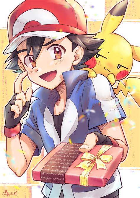 Pikachu And Ash Ketchum Pokemon And More Drawn By Minatoya Ringo