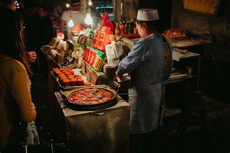The Muslim Quarter Night Market Xian China