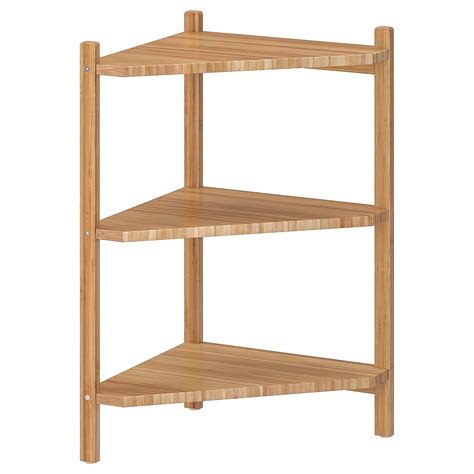 Inside of ikea kitchen hack adel medium brown kitchen kitchen. RÅGRUND Sink shelf/corner shelf - bamboo - IKEA