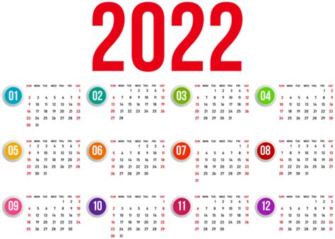 Calendar 2022 Year Png Transparent Image Download Size 600x429px