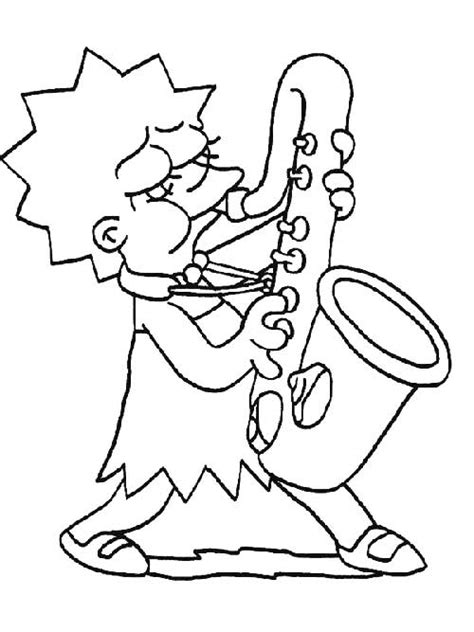 Desenhos para colorir de flor. 40 Desenhos de Os Simpsons para Pintar/Colorir