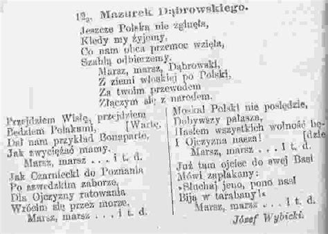, hymn polski powstał w xviii wieku. Hymn polski. Gdzie podział się wers z Moskalami? - list