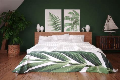 10 Tropical Bedroom Ideas 2022 Summer Mood For You Bedroom Green