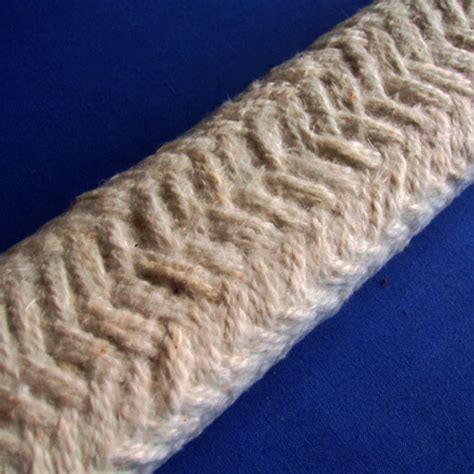 Ceramic Fiber Rectangular Braided Rope Door Seals Or Caulking For