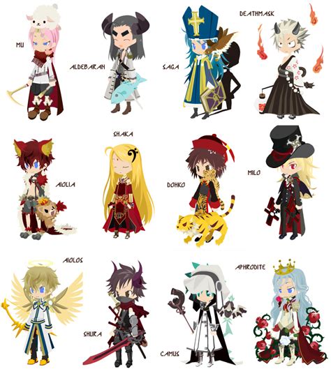 They wear the 12 gold cloths that. Tinier 12 Gold Saints version by zaionic on DeviantArt