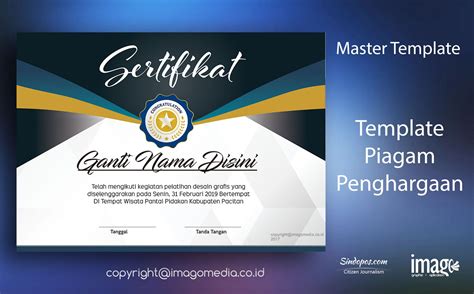 Template ini dapat digunakan sebagai desain untuk membuat sertifikat beasiswa. Download Template Sertifikat Word Arixta