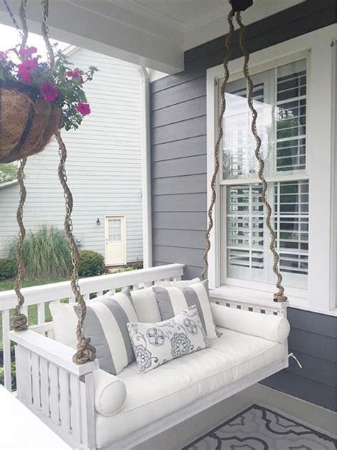 See more ideas about swing, swinging chair, front porch swing. DIY Outdoors: Hang Relaxing Porch Swing in 2019 | Porch ...