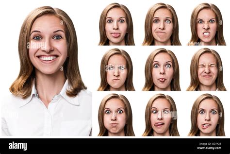 Different Facial Expressions Of Person Hi Res Stock Photography And