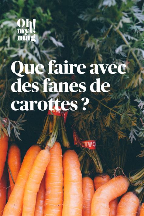 À soupe ou à table d'huile de colza ou canola. Voici comment cuisiner avec les fanes de carotte en 2021 | Carotte fane, Comment cuisiner, Carotte