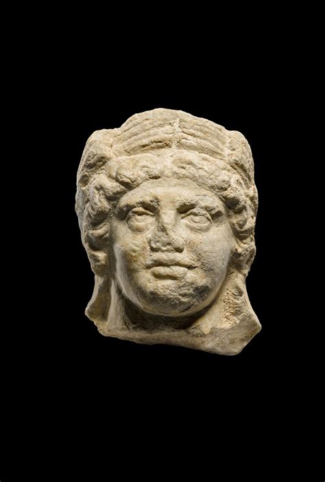 A Roman Marble Head Of The Young Silvanus Circa 2nd Century Ad
