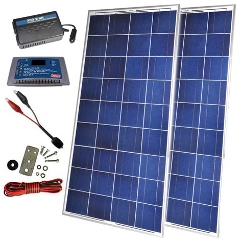 Coleman 2657 In X 5882 In X 161 In 300 Watt Portable Solar Panel At