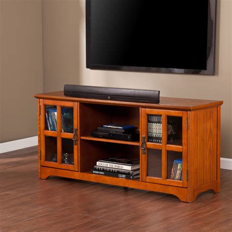 Mission Style Oak Tv Stand