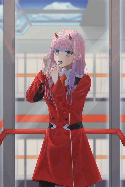 Zero Two Darling In The Franxx Image Zerochan Anime Image Board