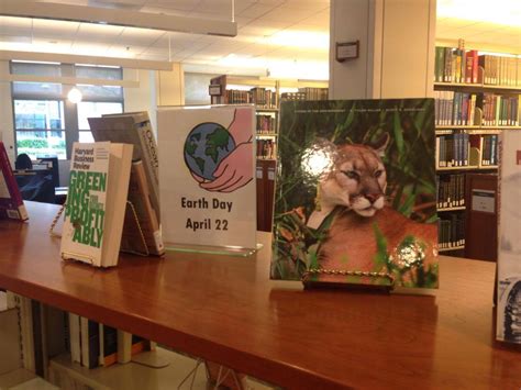 New Library Display In Honor Of Earth Day Leatherby Libraries