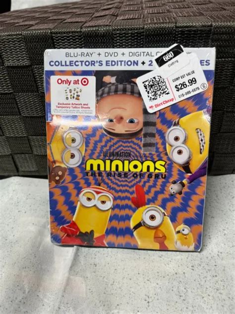 Minions The Rise Of Gru Blu Raydvddigital Code Collectors Edition