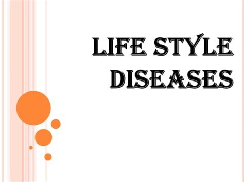 lifestyle diseases