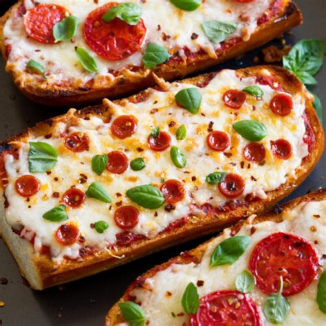 French Bread Pizza Cooking Classy Vlr Eng Br