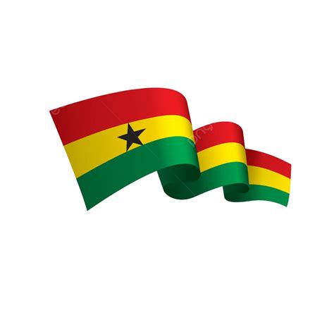 Ghana Flag Vector Design Images Ghana Flag Symbol Vector Illustration