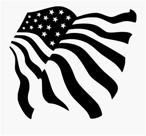 Black American Flag Clipart Free Flag Clip Art