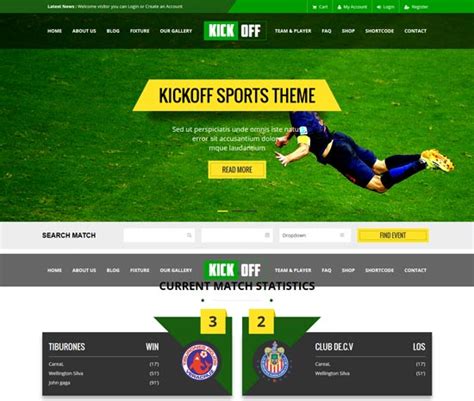 Sports play a huge part in our lives, and kids can be inspired by the teamwork and competition. 50 Best Sport Website Templates Free & Premium ...