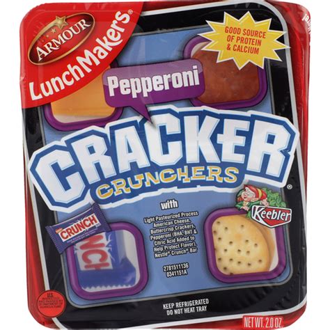 Armour Lunchmakers Pepperoni Portable Meal Kit With Crunch Bar