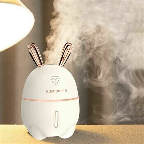 Lovely Mini Rabbit Usb Home Office Spray Moisturizing Quiet Diffuser