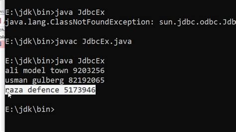 Java Lang Classnotfoundexception Sun Jdbc Odbc Jdbcodbcdriver Error